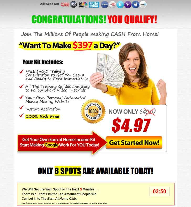 earn at home club scam