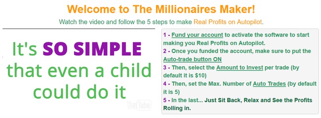 the millionaires maker scam