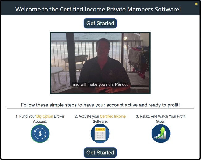 certified income scam