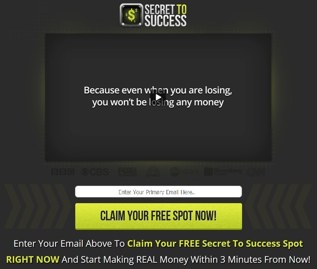 secret to success system scam