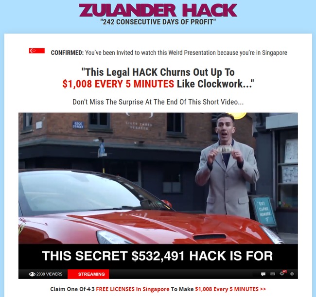 zulander hack scam