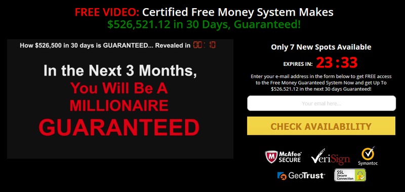free money guaranteed scam review