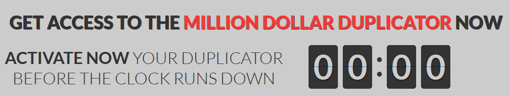 million dollar duplicator scam review