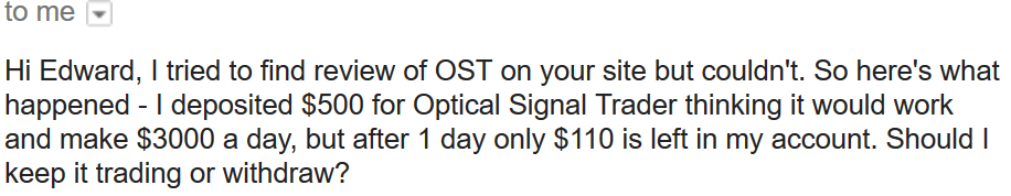 optical signal trader scam review